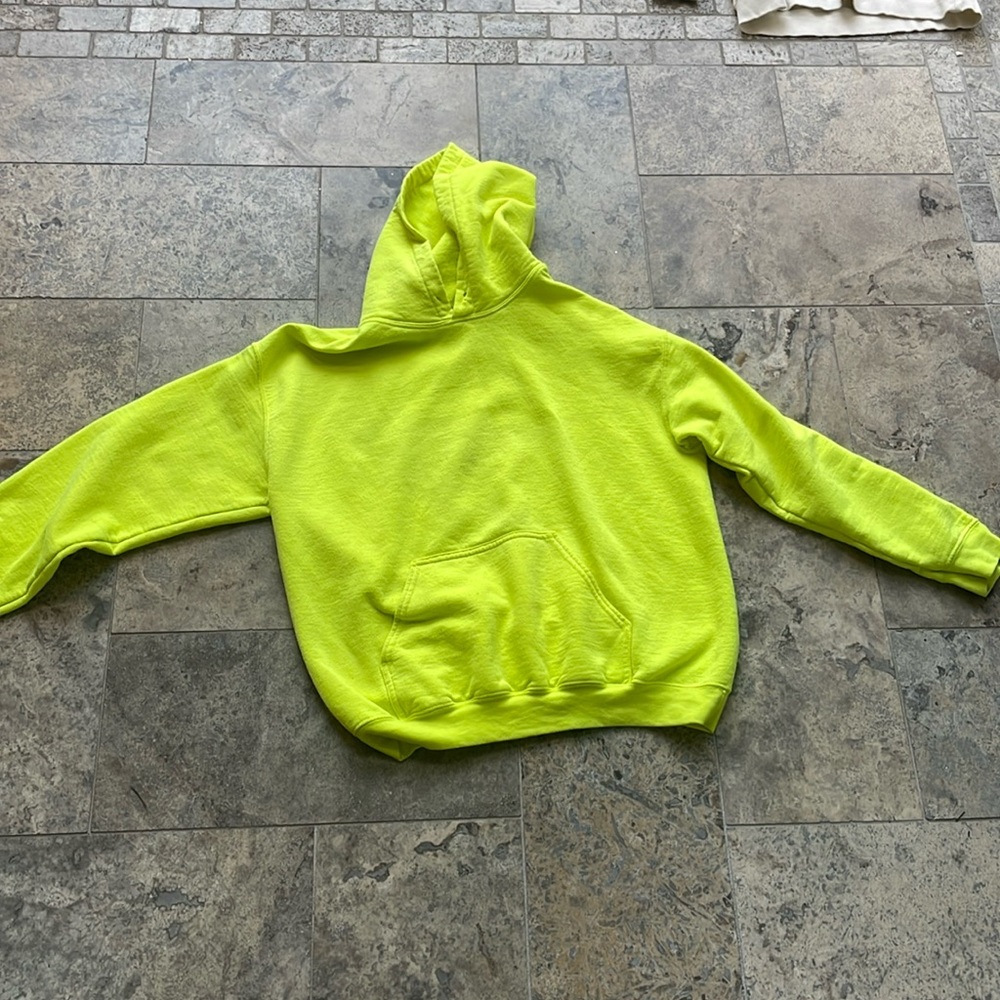 Cat and jack hoodie neon yellow boys